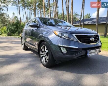 Синий Киа Sportage, объемом двигателя 2 л и пробегом 162 тыс. км за 12500 $, фото 5 на Automoto.ua