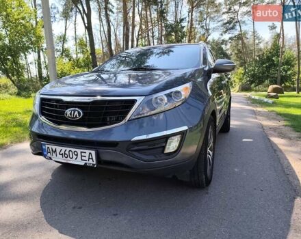 Синий Киа Sportage, объемом двигателя 2 л и пробегом 162 тыс. км за 12500 $, фото 4 на Automoto.ua