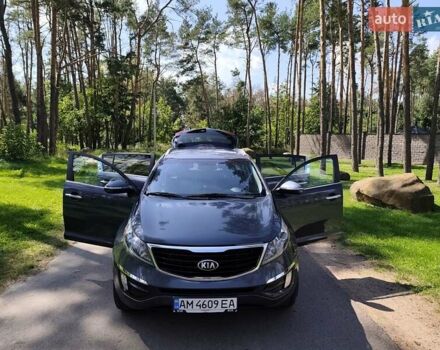 Синий Киа Sportage, объемом двигателя 2 л и пробегом 162 тыс. км за 12500 $, фото 411 на Automoto.ua