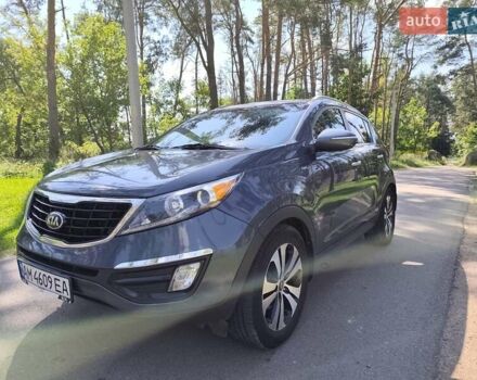 Синий Киа Sportage, объемом двигателя 2 л и пробегом 162 тыс. км за 12500 $, фото 2 на Automoto.ua