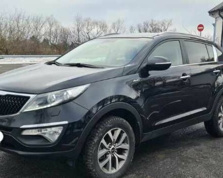Синій Кіа Sportage, об'ємом двигуна 2 л та пробігом 163 тис. км за 12950 $, фото 1 на Automoto.ua