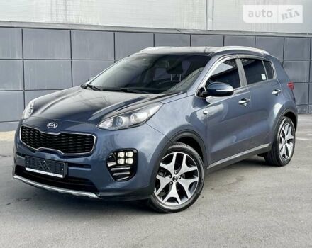 Синий Киа Sportage, объемом двигателя 2 л и пробегом 146 тыс. км за 19500 $, фото 1 на Automoto.ua