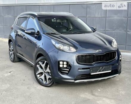 Синий Киа Sportage, объемом двигателя 2 л и пробегом 146 тыс. км за 19500 $, фото 7 на Automoto.ua