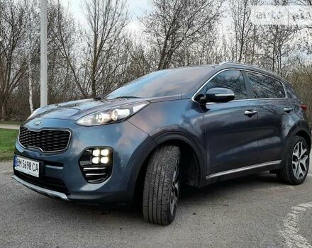 Синій Кіа Sportage, об'ємом двигуна 2 л та пробігом 126 тис. км за 21700 $, фото 1 на Automoto.ua