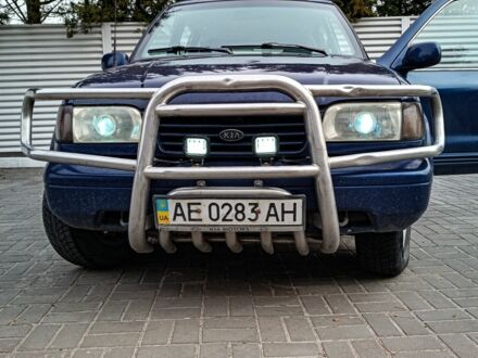 Синий Киа Sportage, объемом двигателя 2 л и пробегом 280 тыс. км за 3799 $, фото 1 на Automoto.ua