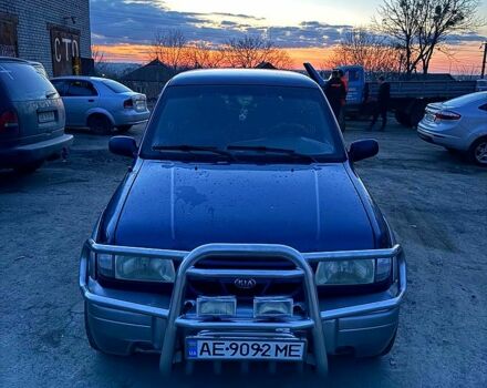 Синий Киа Sportage, объемом двигателя 2 л и пробегом 282 тыс. км за 3000 $, фото 1 на Automoto.ua