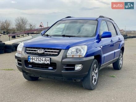 Синій Кіа Sportage, об'ємом двигуна 2 л та пробігом 215 тис. км за 7500 $, фото 1 на Automoto.ua
