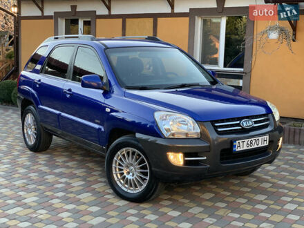 Киа Sportage 2007 в Ивано-Франковске на Automoto.ua Синий Киа Sportage, объемом двигателя 2 л и пробегом 192 тыс. км за 8999 $, фото 1 на Automoto.ua