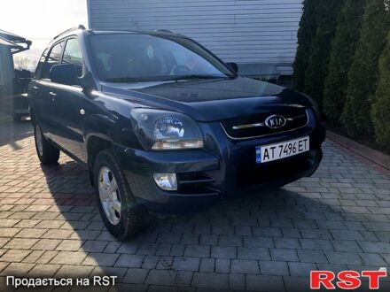 Синий Киа Sportage, объемом двигателя 2 л и пробегом 249 тыс. км за 8800 $, фото 1 на Automoto.ua