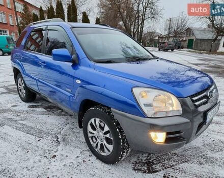Синий Киа Sportage, объемом двигателя 2 л и пробегом 250 тыс. км за 7150 $, фото 1 на Automoto.ua