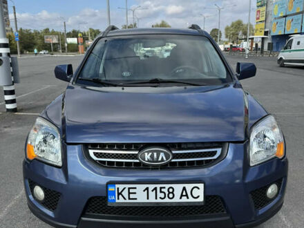 Кіа Sportage 2008 у Дніпро (Дніпропетровську) на Automoto.ua Синій Кіа Sportage, об'ємом двигуна 1.98 л та пробігом 137 тис. км за 9000 $, фото 1 на Automoto.ua