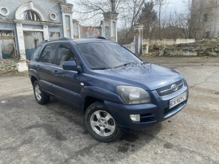 Синий Киа Sportage, объемом двигателя 2 л и пробегом 181 тыс. км за 7600 $, фото 1 на Automoto.ua