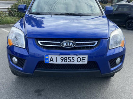 Синий Киа Sportage, объемом двигателя 2 л и пробегом 221 тыс. км за 9200 $, фото 1 на Automoto.ua