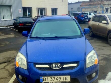 Киа Sportage 2009 в Полтаве на Automoto.ua Синий Киа Sportage, объемом двигателя 2 л и пробегом 100 тыс. км за 9000 $, фото 1 на Automoto.ua