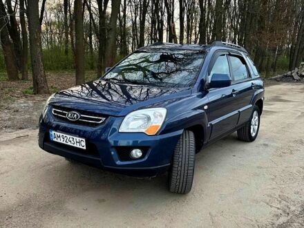 Киа Sportage 2009 в Новорад-Волынском на Automoto.ua Синий Киа Sportage, объемом двигателя 2 л и пробегом 220 тыс. км за 9400 $, фото 1 на Automoto.ua
