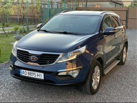 Синій Кіа Sportage, об'ємом двигуна 1.7 л та пробігом 240 тис. км за 11000 $, фото 1 на Automoto.ua