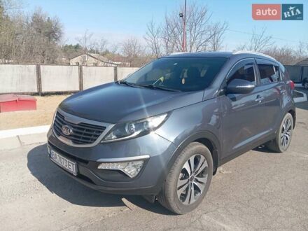 Синий Киа Sportage, объемом двигателя 2 л и пробегом 182 тыс. км за 13200 $, фото 1 на Automoto.ua