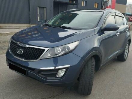 Синий Киа Sportage, объемом двигателя 2.4 л и пробегом 156 тыс. км за 12500 $, фото 1 на Automoto.ua