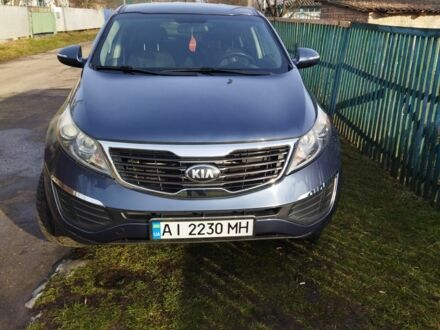 Синий Киа Sportage, объемом двигателя 2.4 л и пробегом 150 тыс. км за 12100 $, фото 1 на Automoto.ua