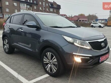 Синій Кіа Sportage, об'ємом двигуна 2 л та пробігом 137 тис. км за 15500 $, фото 1 на Automoto.ua