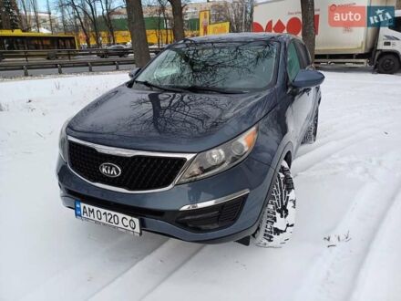 Синий Киа Sportage, объемом двигателя 2.4 л и пробегом 120 тыс. км за 13300 $, фото 1 на Automoto.ua