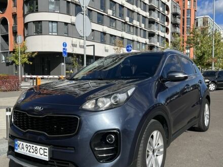 Синий Киа Sportage, объемом двигателя 2 л и пробегом 245 тыс. км за 16900 $, фото 1 на Automoto.ua
