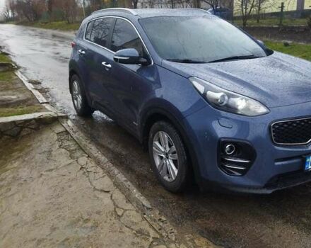 Синий Киа Sportage, объемом двигателя 2 л и пробегом 54 тыс. км за 21000 $, фото 1 на Automoto.ua