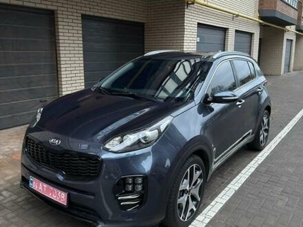 Синий Киа Sportage, объемом двигателя 2 л и пробегом 128 тыс. км за 18499 $, фото 1 на Automoto.ua