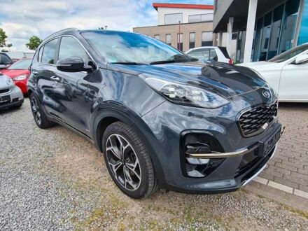 Синий Киа Sportage, объемом двигателя 2 л и пробегом 77 тыс. км за 9200 $, фото 1 на Automoto.ua