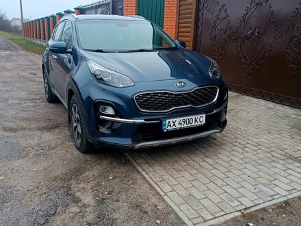 Синий Киа Sportage, объемом двигателя 2 л и пробегом 126 тыс. км за 25400 $, фото 1 на Automoto.ua