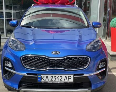 Синий Киа Sportage, объемом двигателя 2 л и пробегом 53 тыс. км за 27500 $, фото 1 на Automoto.ua