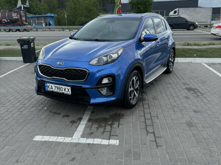 Синий Киа Sportage, объемом двигателя 1.6 л и пробегом 76 тыс. км за 18900 $, фото 1 на Automoto.ua