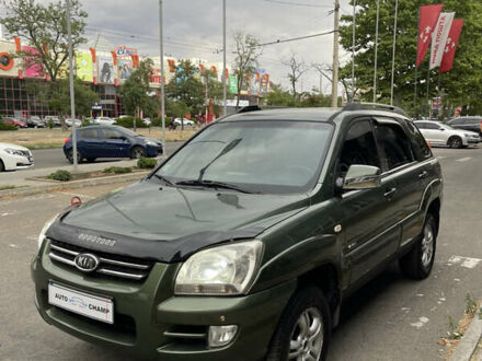 Зеленый Киа Sportage, объемом двигателя 1.98 л и пробегом 370 тыс. км за 6500 $, фото 1 на Automoto.ua