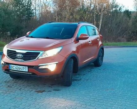 Оранжевый Киа Sportage, объемом двигателя 2 л и пробегом 282 тыс. км за 12900 $, фото 2 на Automoto.ua