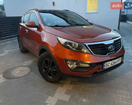 Оранжевый Киа Sportage, объемом двигателя 2 л и пробегом 282 тыс. км за 13400 $, фото 1 на Automoto.ua