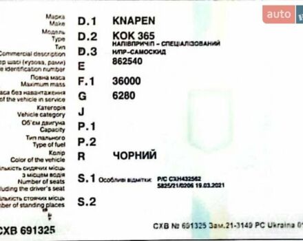 Черный Knapen KOK, объемом двигателя 0 л и пробегом 333 тыс. км за 9000 $, фото 7 на Automoto.ua