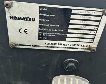 Коматсу ФД, об'ємом двигуна 0 л та пробігом 1 тис. км за 6800 $, фото 10 на Automoto.ua