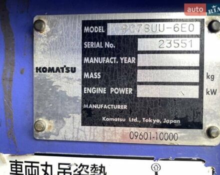 Коматсу PC78US-6N0, объемом двигателя 0 л и пробегом 0 тыс. км за 22500 $, фото 4 на Automoto.ua