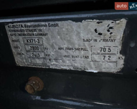 Кубота KX 71-3, об'ємом двигуна 0 л та пробігом 123 тис. км за 19401 $, фото 6 на Automoto.ua