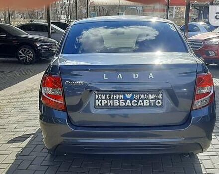 Сірий Лада Гранта, об'ємом двигуна 1.6 л та пробігом 39 тис. км за 6700 $, фото 5 на Automoto.ua