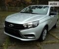 Серый Лада Vesta, объемом двигателя 1.6 л и пробегом 75 тыс. км за 10000 $, фото 1 на Automoto.ua