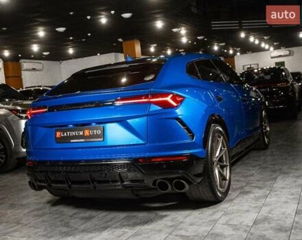 Синий Ламборджини Урус, объемом двигателя 4 л и пробегом 23 тыс. км за 239900 $, фото 66 на Automoto.ua