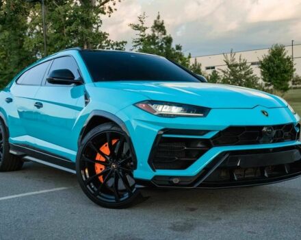 Синий Ламборджини Урус, объемом двигателя 4 л и пробегом 21 тыс. км за 72000 $, фото 1 на Automoto.ua