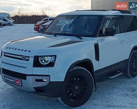Белый Ленд Ровер Дефендер, объемом двигателя 2 л и пробегом 96 тыс. км за 58650 $, фото 1 на Automoto.ua