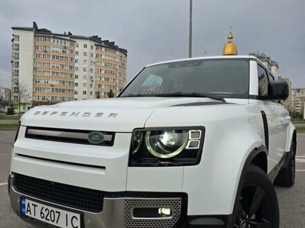 Ленд Ровер Дефендер 2022 в Ивано-Франковске на Automoto.ua Белый Ленд Ровер Дефендер, объемом двигателя 3 л и пробегом 55 тыс. км за 77111 $, фото 1 на Automoto.ua