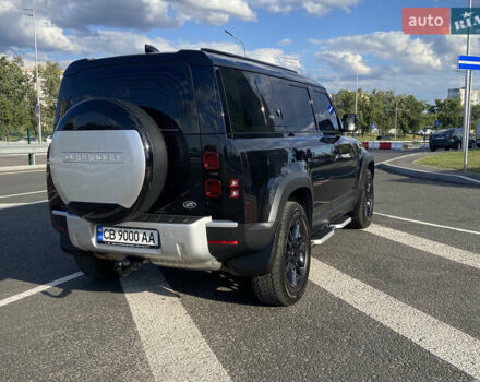 Черный Ленд Ровер Дефендер, объемом двигателя 2 л и пробегом 112 тыс. км за 56000 $, фото 6 на Automoto.ua