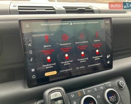 Чорний Ленд Ровер Дефендер, об'ємом двигуна 3 л та пробігом 105 тис. км за 73900 $, фото 15 на Automoto.ua