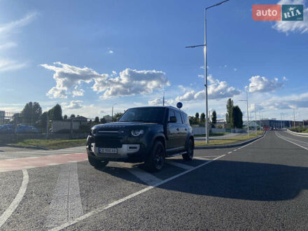 Черный Ленд Ровер Дефендер, объемом двигателя 2 л и пробегом 112 тыс. км за 56000 $, фото 1 на Automoto.ua