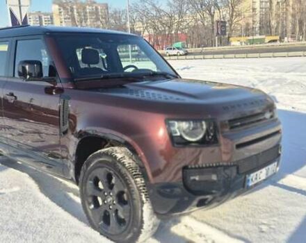 Красный Ленд Ровер Дефендер, объемом двигателя 3 л и пробегом 26 тыс. км за 117000 $, фото 1 на Automoto.ua