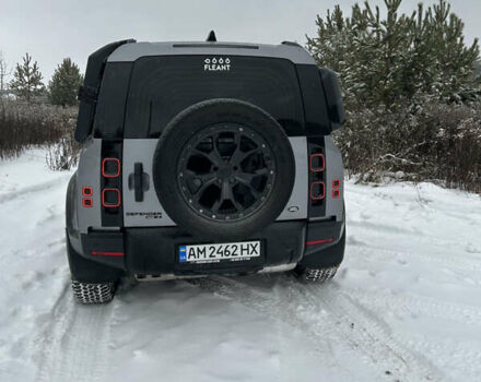 Сірий Ленд Ровер Дефендер, об'ємом двигуна 2 л та пробігом 108 тис. км за 52500 $, фото 1 на Automoto.ua